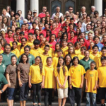 Volunteers from Halau Ku Mana Charter School